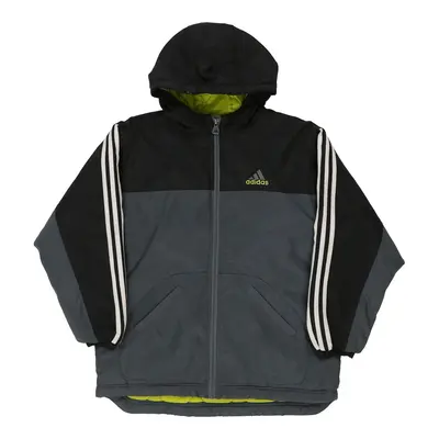 Age 12-13 Adidas Jacket - Medium Grey Polyester