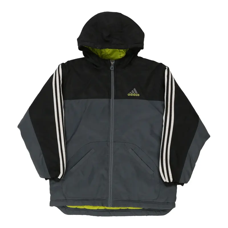 Age 12-13 Adidas Jacket - Medium Grey Polyester