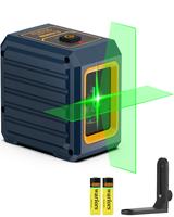 CIGMAN G01 ,02 Green Laser Level,  Self-Leveling Cross Line with Horizontal and Vertical Lines, 100 Ft Visibility, Rotatable ...