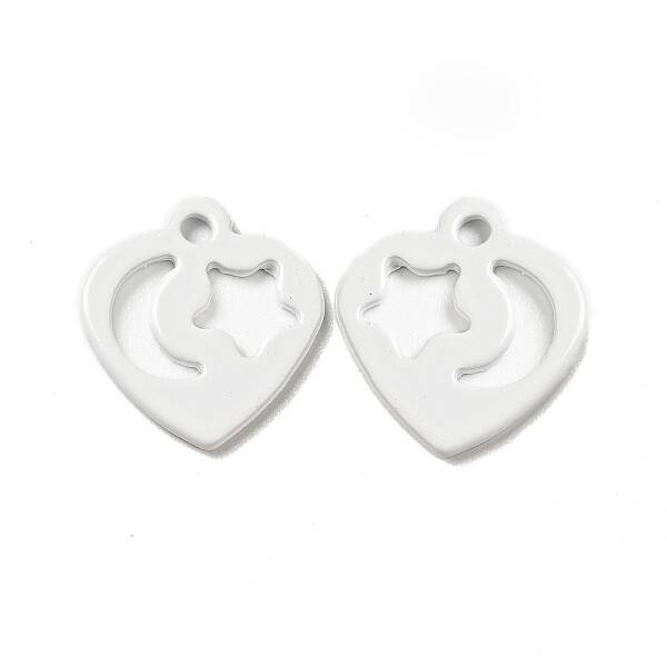 Spray Painted 201 Stainless Steel Charms