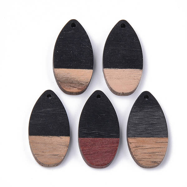 Resin & Walnut Wood Pendants