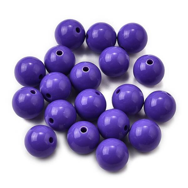 Opaque Acrylic Beads