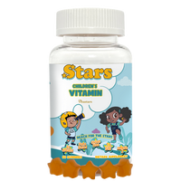 Stars MultiVitamin Gummy: All Natural Plant Based  w/ Omega 3
