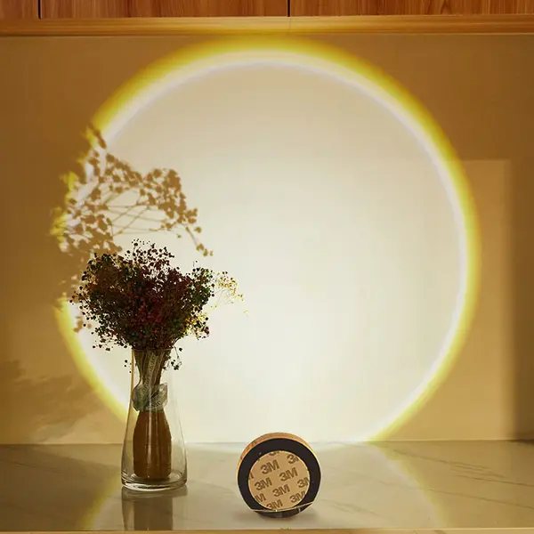 Led Lights Wireless Closet Kitchen Lights Under Furniture Battery Powered Sunset Nightlight Wall Lamp Bedroom Decoration Cabi...