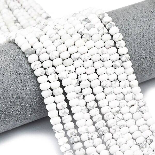 Natural Howlite Beads Strands