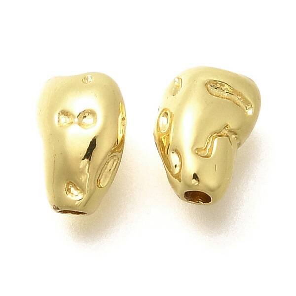 Rack Plating Nuggets Brass Beads
