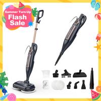 DEVOAC 10-in-1 Electric Steam Mop with Detachable Handheld Steamer Lightweight for Walls Floors Tiles Tackles Grease Sticky M...