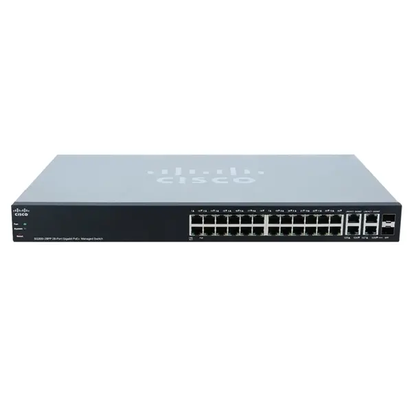 SG300-28PP Cisco SM 300 26x Port 24x PoE+ 2x Port Combo SFP Switch