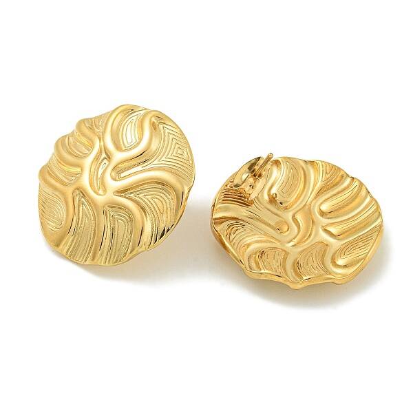 Ion Plating(IP) 304 Stainless Steel Stud Earrings