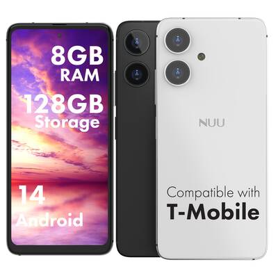NUU N10 Unlocked Android 14 Phone - 6.6\
