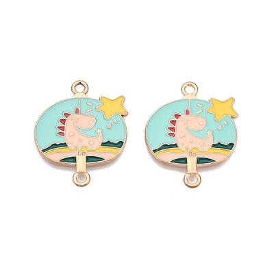 Alloy Enamel Pendants