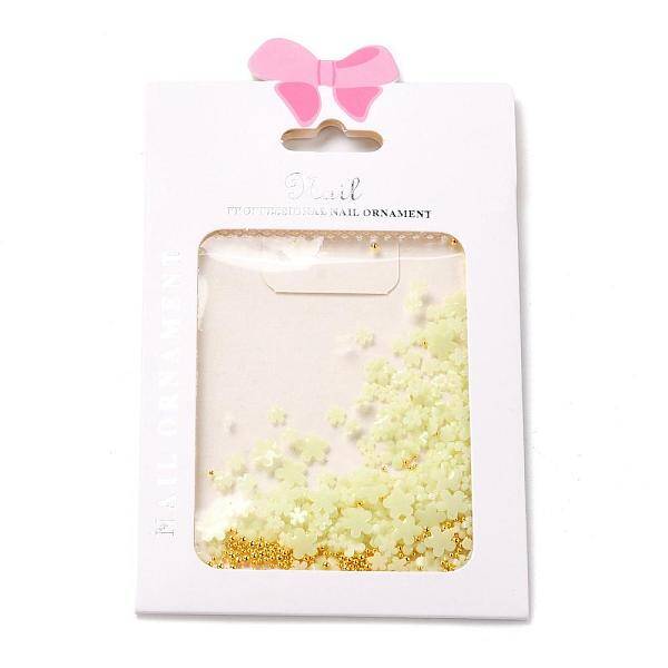 Flower Plastic Cabochons Nail