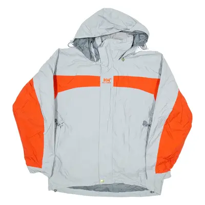 HELLY HANSEN Mens Ski Coat Grey Hooded S