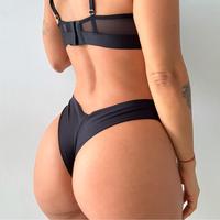 Pack X3 Ultra Seamless Thong - Black, White & Nude Pants, Breathable Comfortable Fit for Daily Wear, Versatile Underwear for ...