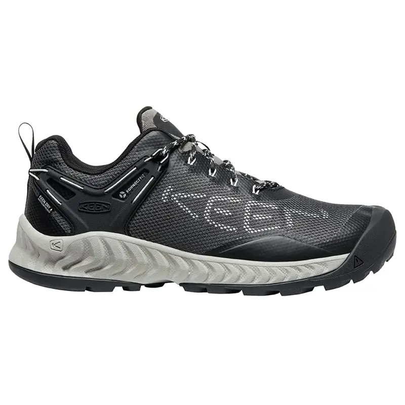 Keen Nxis Evo WP Synthetic Textile Men's Lace Up Shoes - Magnet Vapor - Size:US 12 Men