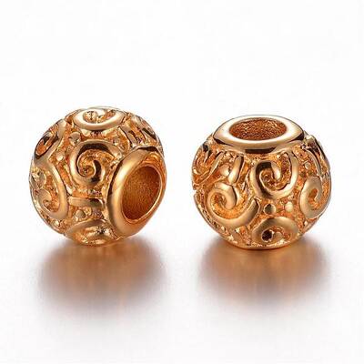 304 Stainless Steel European Beads