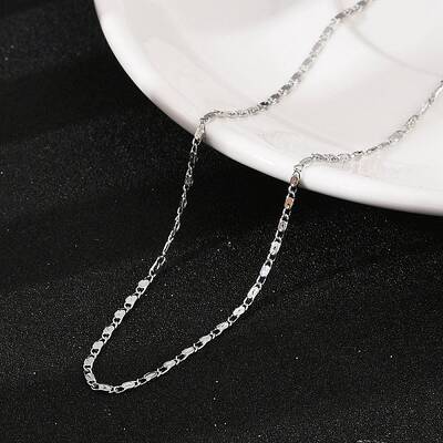 Brass Oval Link Chain Necklaces