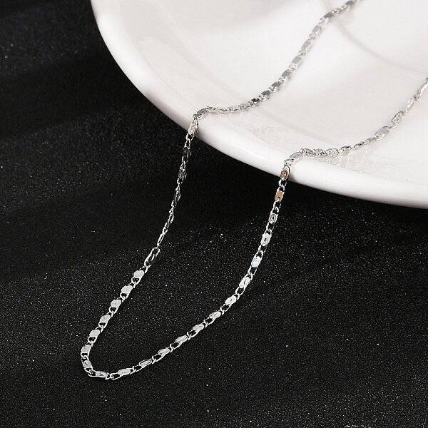 Brass Oval Link Chain Necklaces