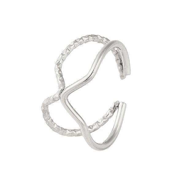Non-Tarnish 304 Stainless Steel Open Cuff Rings