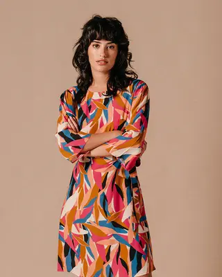 Dress Lidya Bleu | Color: BLEU | Size: L