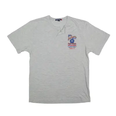 SPORT-TEK San Joaquin Valley Racing T-Shirt Grey Short Sleeve Mens L