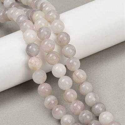 Natural Pink Rabbit Hair Rutilated Quartz Beads Strands