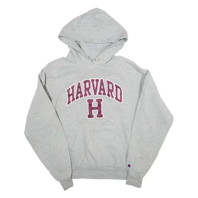 CHAMPION Harvard Womens Grey Hoodie USA S