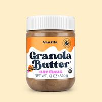 Vanilla Granola Butter Flavor - Spreadable Granola Made with Maple Syrup and Vanilla Extract