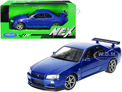 Nissan Skyline GT-R (R34) RHD (Right Hand Drive) Blue Metallic \