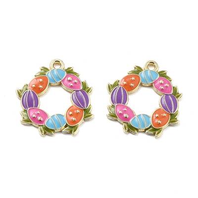 Easter Alloy Enamel Pendants