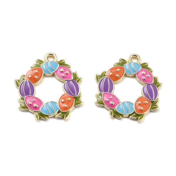 Easter Alloy Enamel Pendants