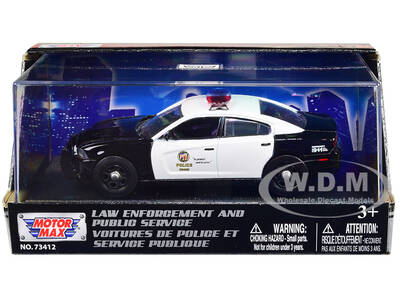 2011 Dodge Charger Pursuit Black and White \