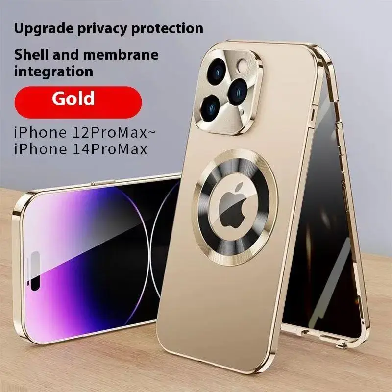 Ip16 Phone Case Privacy Protection Exposed Label All-Inclusive 15 14 13 12 magnetic magsafe Protector Screen Protector scree...
