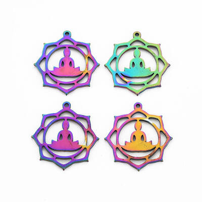 Chakra 201 Stainless Steel Pendants
