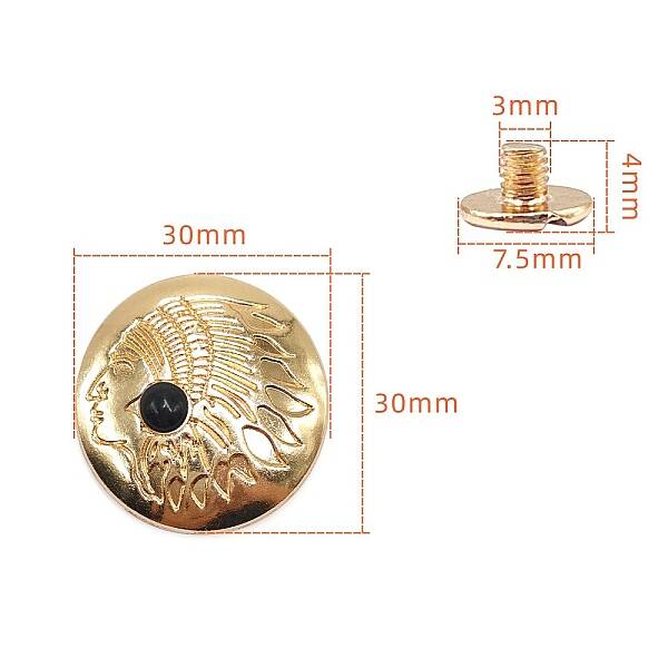 Alloy Decorative Buttons