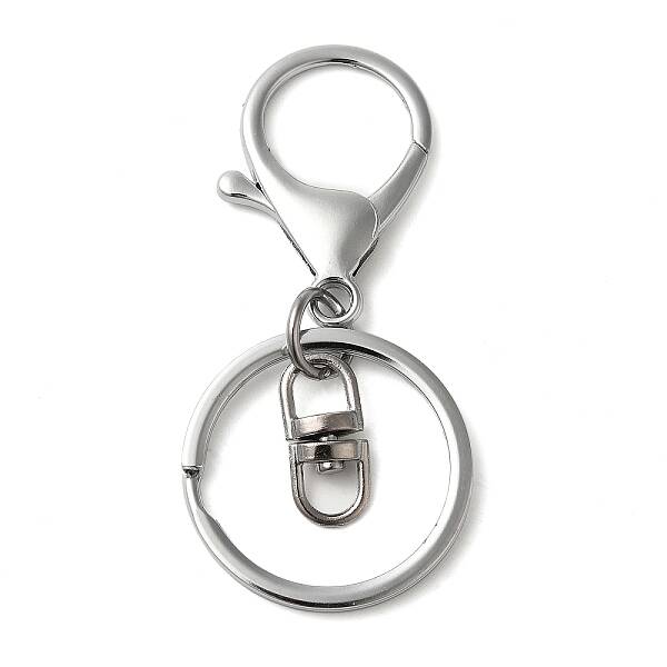 Alloy Keychain Clasp Findings