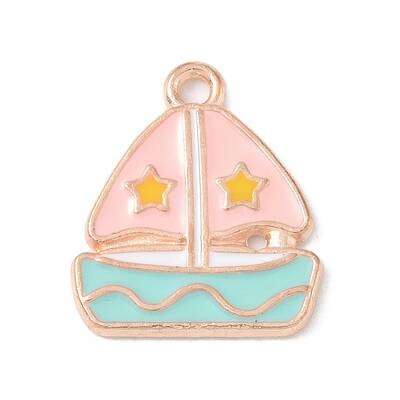 Golden Plated Alloy Enamel Pendants