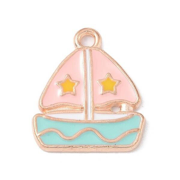 Golden Plated Alloy Enamel Pendants