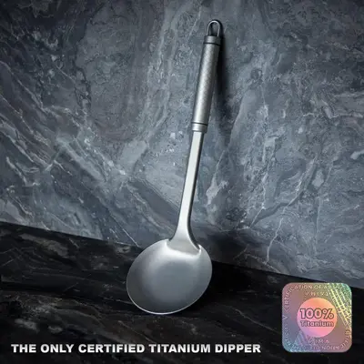 TitanEdge™ 100% Pure Titanium Spatula / Utensils - DIPPER