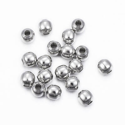 Tarnish Resistant 304 Stainless Steel Beads