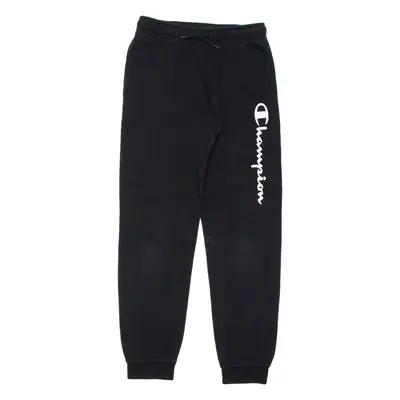 CHAMPION Girls Joggers Black Tapered L W24 L27