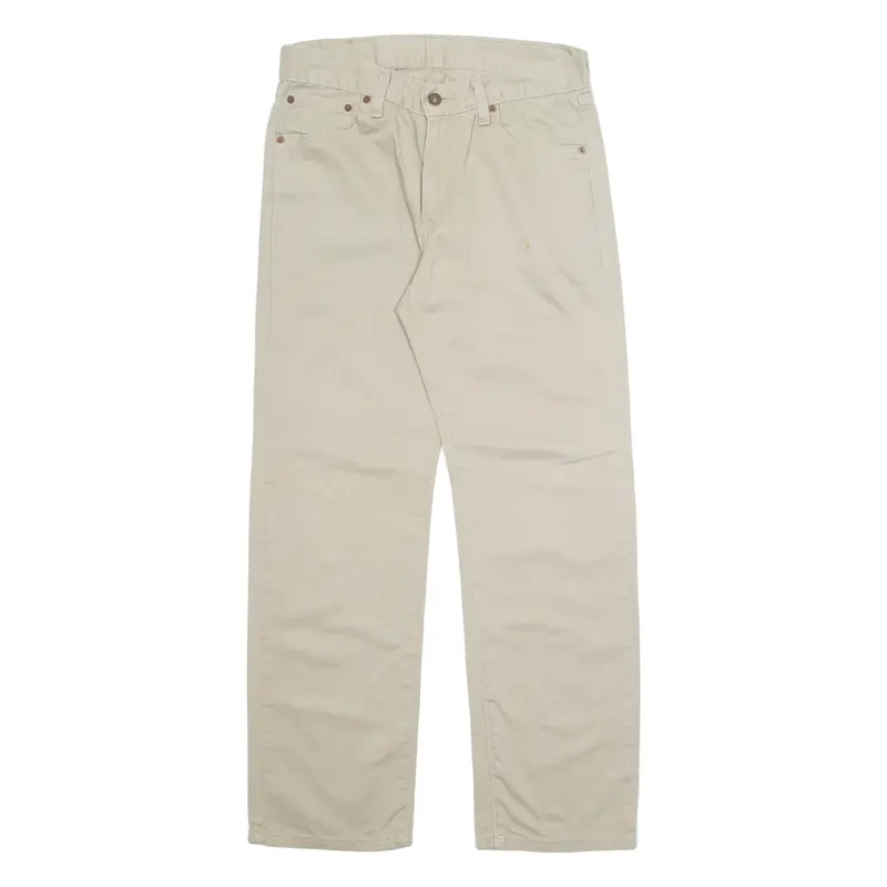 LEVI'S 581 Mens Trousers Beige Regular Straight W30 L30