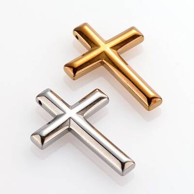 Electroplate Non-Magnetic Synthetic Hematite Pendants