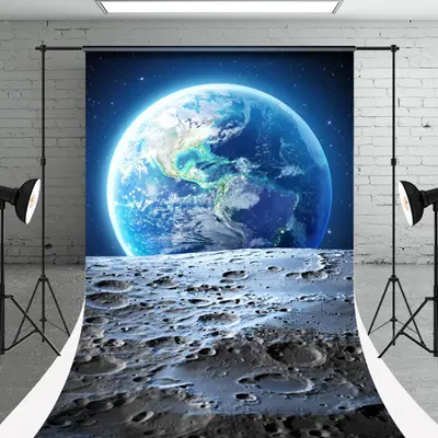 Earth Bumpy Floor Galaxy Sweep Photography Backdrop - Aperturee