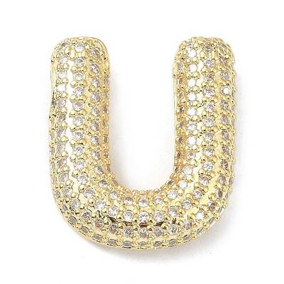 Rack Plating Brass Micro Pave Cubic Zirconia Pendants
