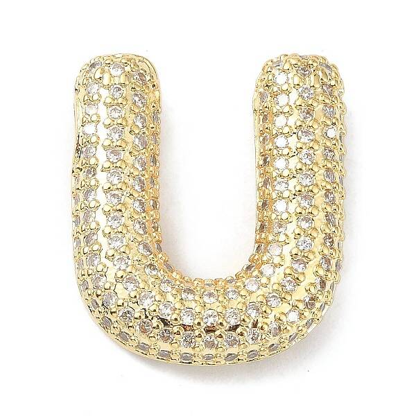 Rack Plating Brass Micro Pave Cubic Zirconia Pendants