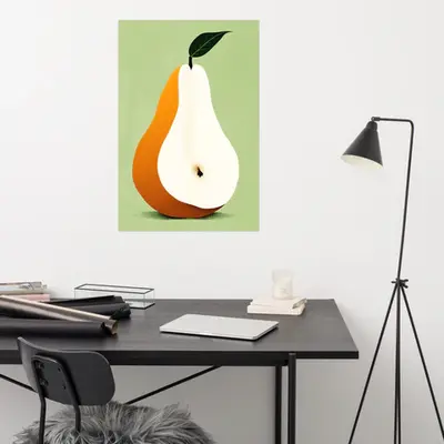 Elegant Simplicity - Pear Poster for Your Home