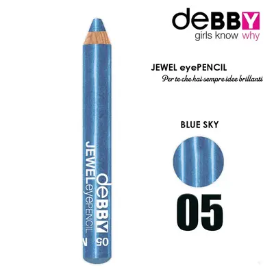 Debby Jewel Eye Pencil 05 Blue Sky Metal