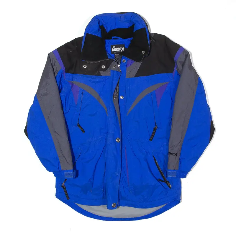 NORDICA VERTECH Insulated Blue Parka Coat S