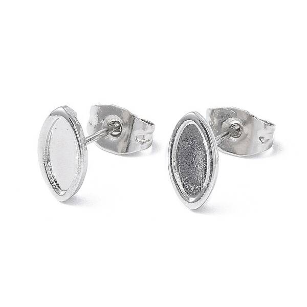 Non-Tarnish 304 Stainless Steel Stud Earring Finding
